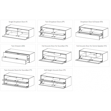 Стойка для ТВ Sonorous ELEMENT EX260 #8